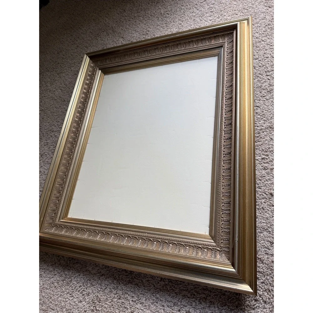 Baroque Ornate Gold Picture Frame 24x28 Large Traditional Wall mirror Decor